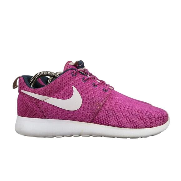 Nike Shoes Womens 7.5 Athletic Trainers Roshe Run Lifestyle Active Comfort Pink - Picture 2 of 14